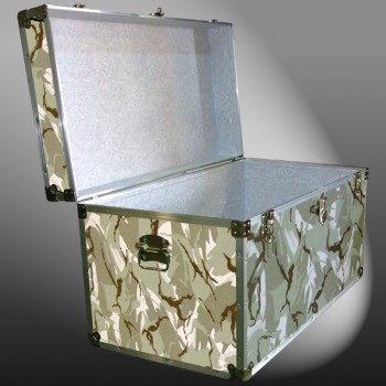 05-159 DSE DESERT STORM CAMO 36 Deep Storage Trunk with Alloy Trim